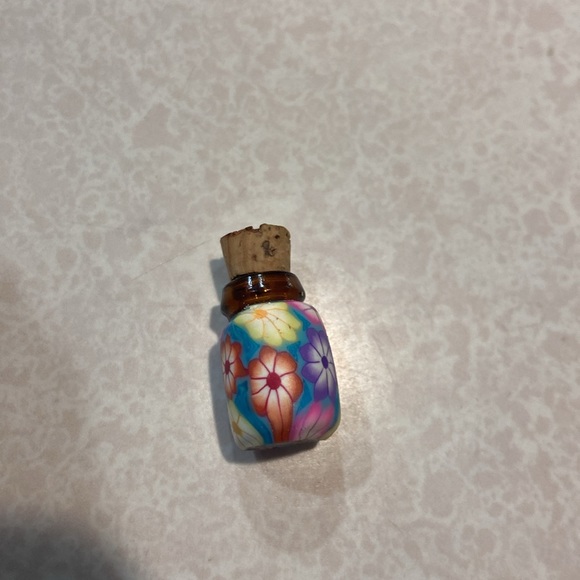 - Clay amber mini snuff jar wicca herbal stones last one poison jar - Picture 2 of 10